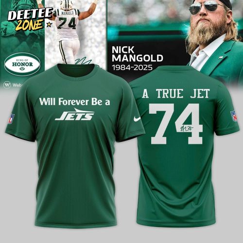 ”74″ A True Jet Nick Mangold Limited Edition T-Shirt