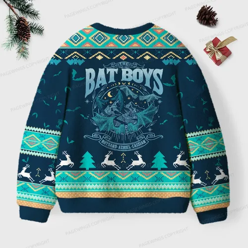 Bat Boys Unisex Ugly Knit Christmas Sweater