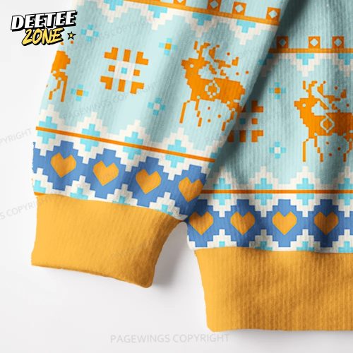 All I Want For Christmas Is Books Unisex Ugly Knit Christmas Sweater