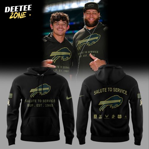 B Bills Buffalo Bills Salute to Service Limited Edition 2025 Combo Hoodie