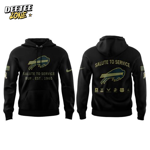 B Bills Buffalo Bills Salute to Service Limited Edition 2025 Combo Hoodie