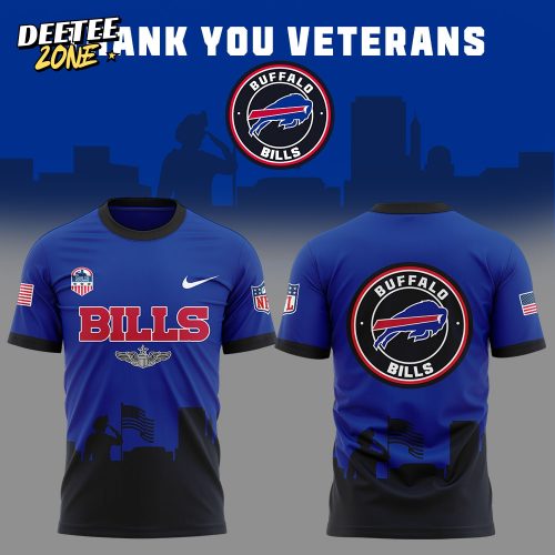 B Bills Veterans Day Game Unifrom Combo Shirt