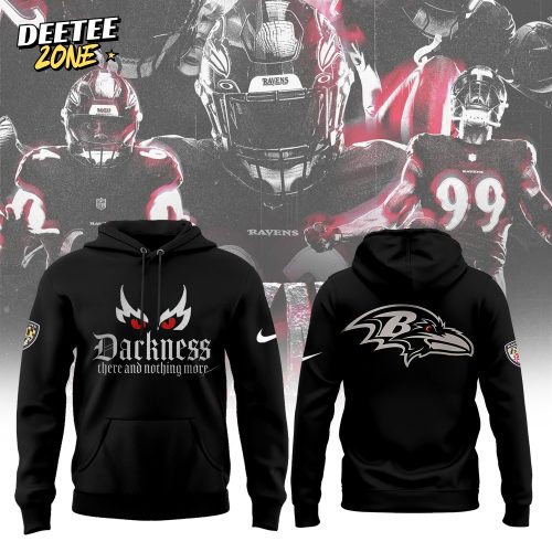Baltimore Ravens 2025 Merch – “Darkness” Edition Hoodie