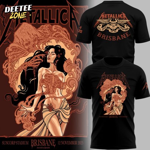 Brisbane Broncos x Metallica Limited Edition Shirt