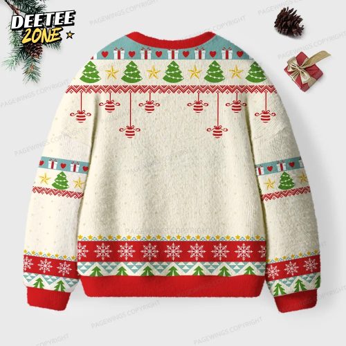 Christmas Book Tree Unisex Ugly Knit Christmas Sweater