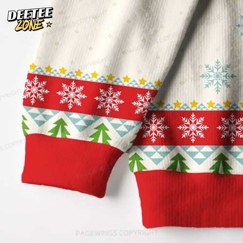 Christmas Book Tree Unisex Ugly Knit Christmas Sweater