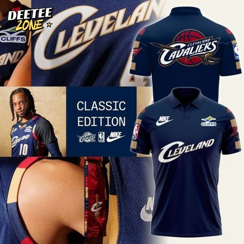 Cleveland Cavaliers Shop Back To Blue Classic Edition Polo