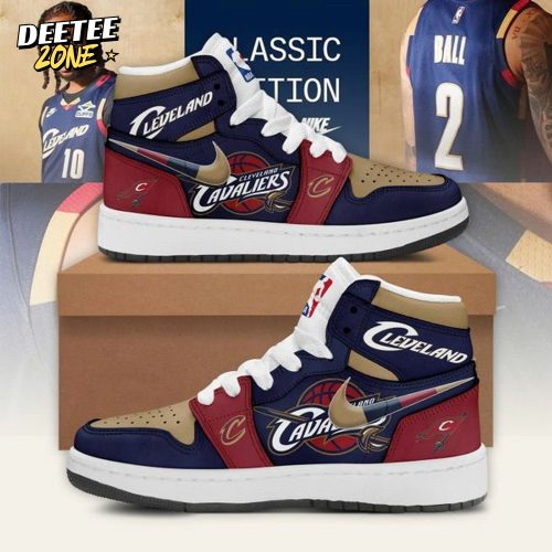 Cleveland Cavaliers Shop Back To Blue Classic Edition Sneaker Shoes