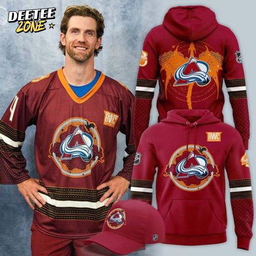 Colorado Avalanche 2025 Fourth Wing Night Hoodie