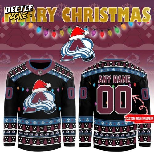 Colorado Avalanche 2025 Merry Christmas Jersey