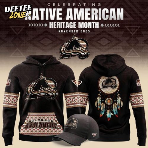 Colorado Avalanche Native American Heritage 2025 Special Hoodie v2