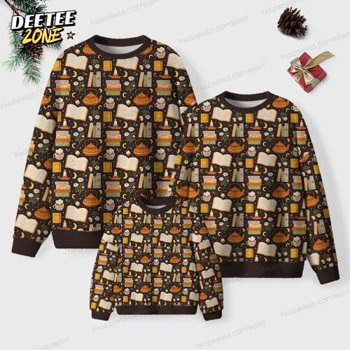 Cozy Reading Unisex Ugly Knit Christmas Sweater