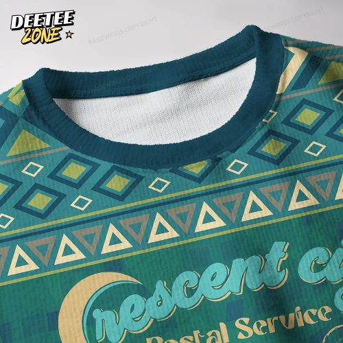 Crescent City Postal Service Unisex Ugly Knit Christmas Sweater