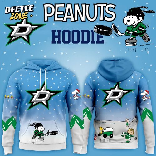 Dallas Stars x Peanuts Hoodie Christmas Limited Edition-3D Unisex Hoodie