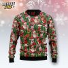 Dabbing Around The Christmas Tree Santa Claus And Goblin Ugly Christmas Sweater