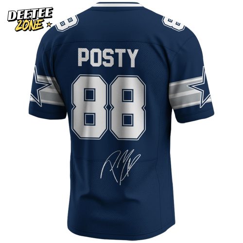 DAL Cowboys Special Post Malone Limited Edition Blue Jersey #1