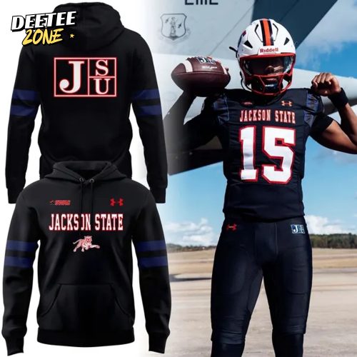 Jackson State Football Blackout Uniform Hoodie – Limited Edition