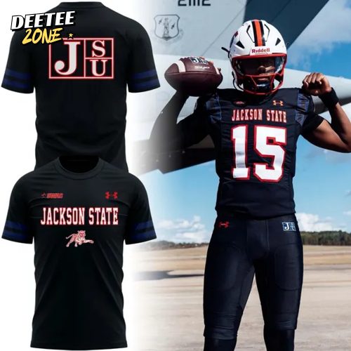 Jackson State Football Blackout Uniform T-Shirt – Limited Edition