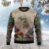 Merry Christmas Bulldog And Snowman Ugly Christmas Sweater