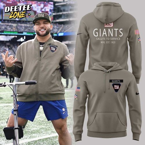 NY.Giants Cam Skattebo 2025 Salute to Service Combo Hoodie