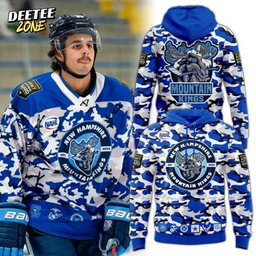 New Hampshire Mountain Kings 2025 Salute to Service Hoodie