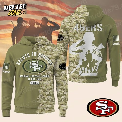 Special Edition Hoodie San Francisco 49ers x Salute to Service Personalized-3D Unisex Hoodie