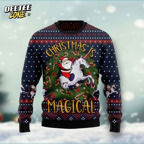 Unicorn Christmas Is Magical Ugly Christmas Sweater