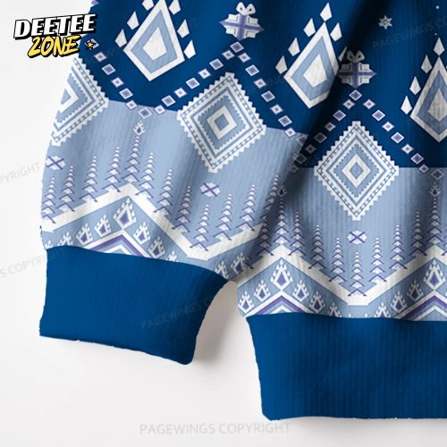 Defend The Public Library Unisex Ugly Knit Christmas Sweater