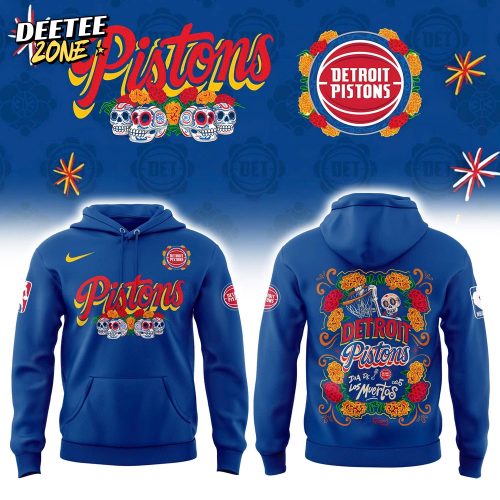 Detroit Pistons x Dia De Los Muertos 2025 Limited Edition Hoodie | Joggers | Cap