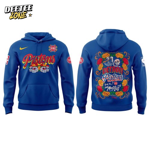 Detroit Pistons x Dia De Los Muertos 2025 Limited Edition Hoodie | Joggers | Cap