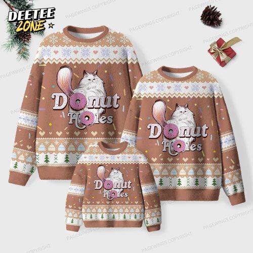 Donut Holes Unisex Ugly Knit Christmas Sweater