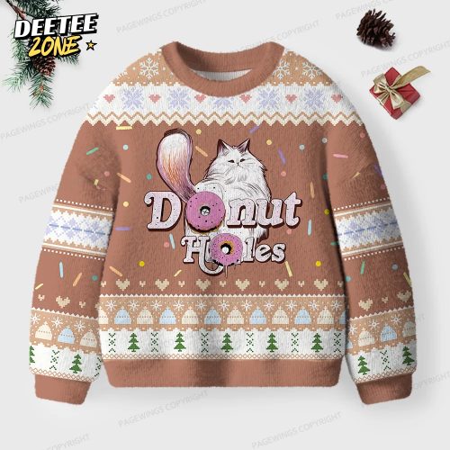 Donut Holes Unisex Ugly Knit Christmas Sweater