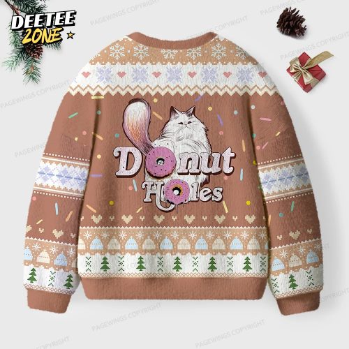 Donut Holes Unisex Ugly Knit Christmas Sweater