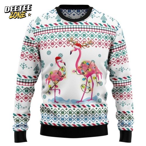 Flamingo Christmas Reunion Ugly Christmas Sweater