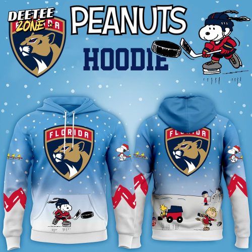Florida Panthers x Peanuts Hoodie Christmas Limited Edition-3D Unisex Hoodie