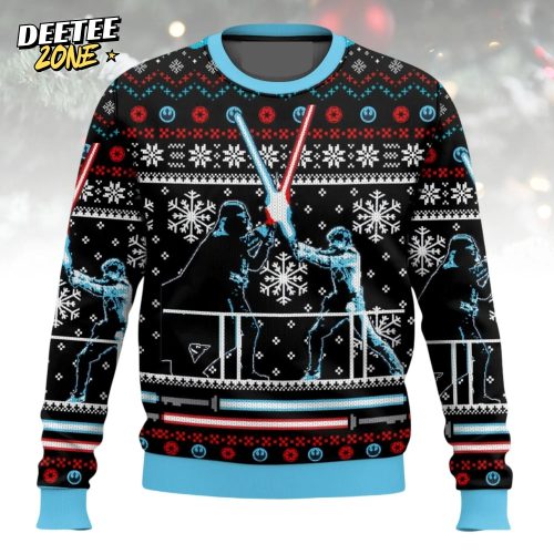 Galaxy Battle – Personalized Galaxy Ugly Sweater, Xmas Ugly Sweatshirt