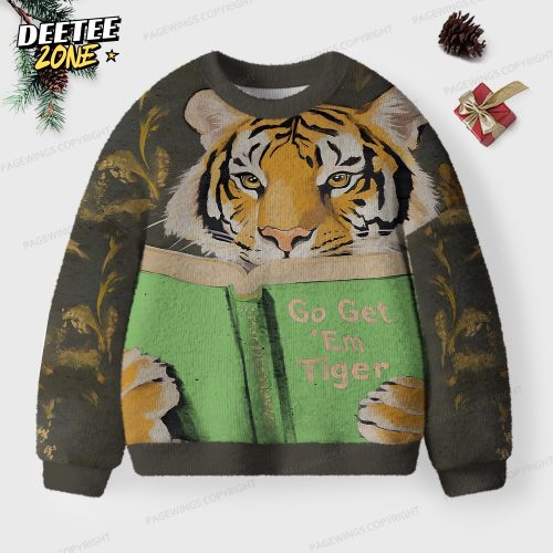 Go Get ‘Em Tiger Unisex Ugly Knit Christmas Sweater
