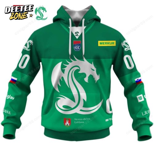 HK Olimpija ICEHL 2526 Home Jersey Style Hoodie