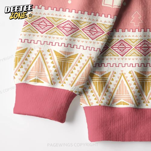 It’s A Beautiful Day To Read A Book Unisex Ugly Knit Christmas Sweater