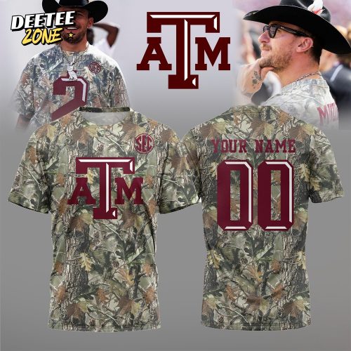 Johnny Manziel Texas A&M Aggies Customized T-shirt