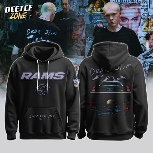 LA Rams x Eminem: “Dear Slim” 25th Anniversary Drop Limited Edition, Selling Out Fast! Hoodie