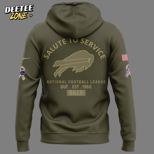 Limited Edition Buffalo Bills Salute to Service 2025 Hoodie