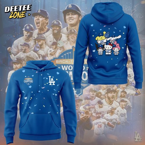 Limited Edition Dodgers x Hello Kitty World Series Champions Hoodie