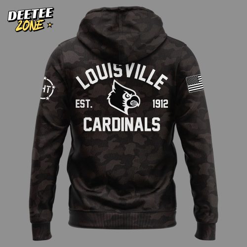 Limited Edition Louisville Cardinals Military Appreciation Night Hoodie