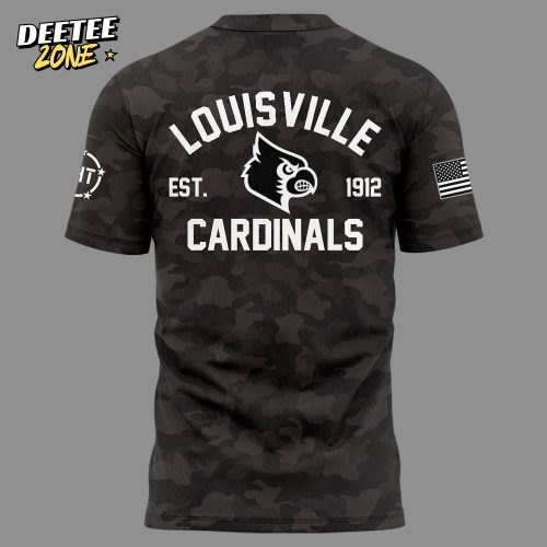 Limited Edition Louisville Cardinals Military Appreciation Night Tshirt