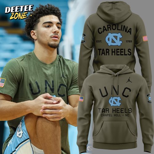 Limited Edition North Carolina Tar Heels Military Appreciation Night Hoodie