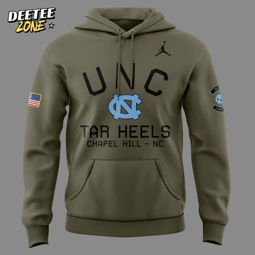 Limited Edition North Carolina Tar Heels Military Appreciation Night Hoodie