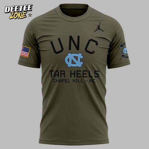 Limited Edition North Carolina Tar Heels Military Appreciation Night Tshirt