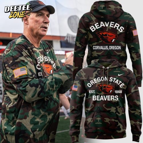 Limited Edition Oregon State Football Military Appreciation 2025 Hoodie