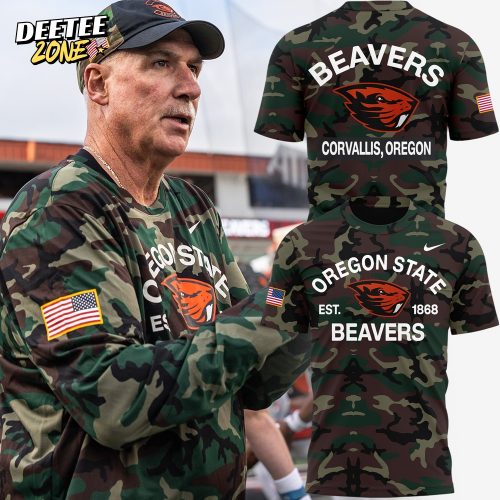 Limited Edition Oregon State Football Military Appreciation 2025 Tshirt